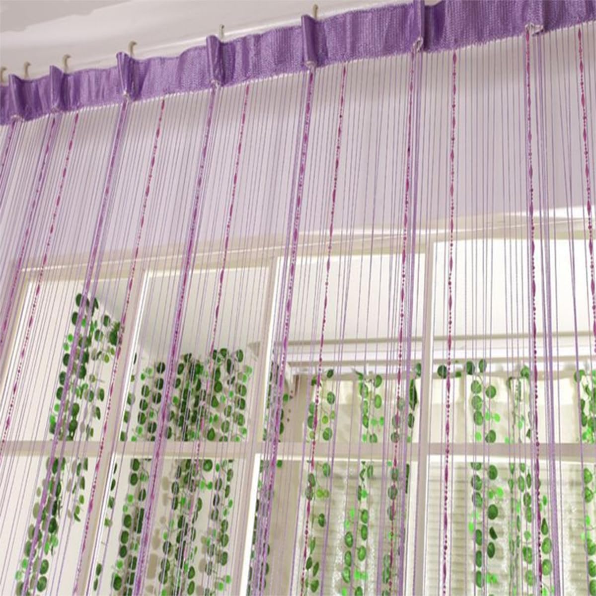 Beaded String Curtains for Door and Window Decor