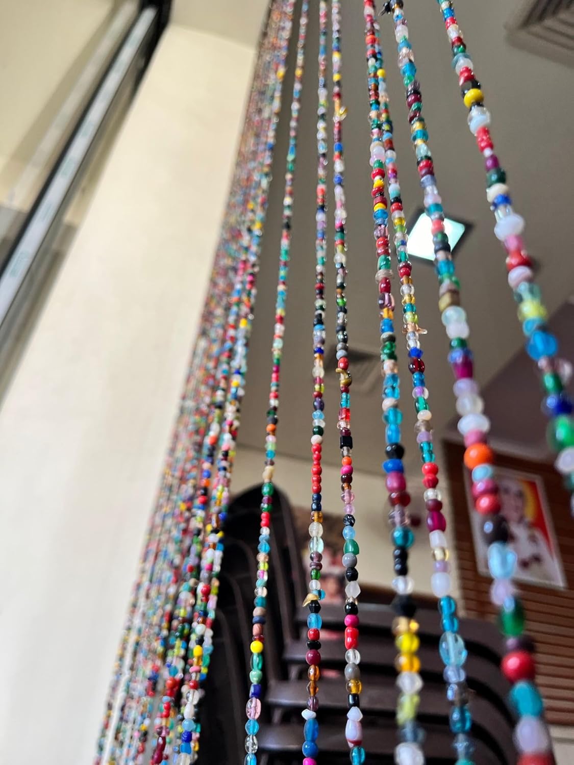 Mango Gifts Set of 10 Bohemian Beaded Curtains 72-Inch