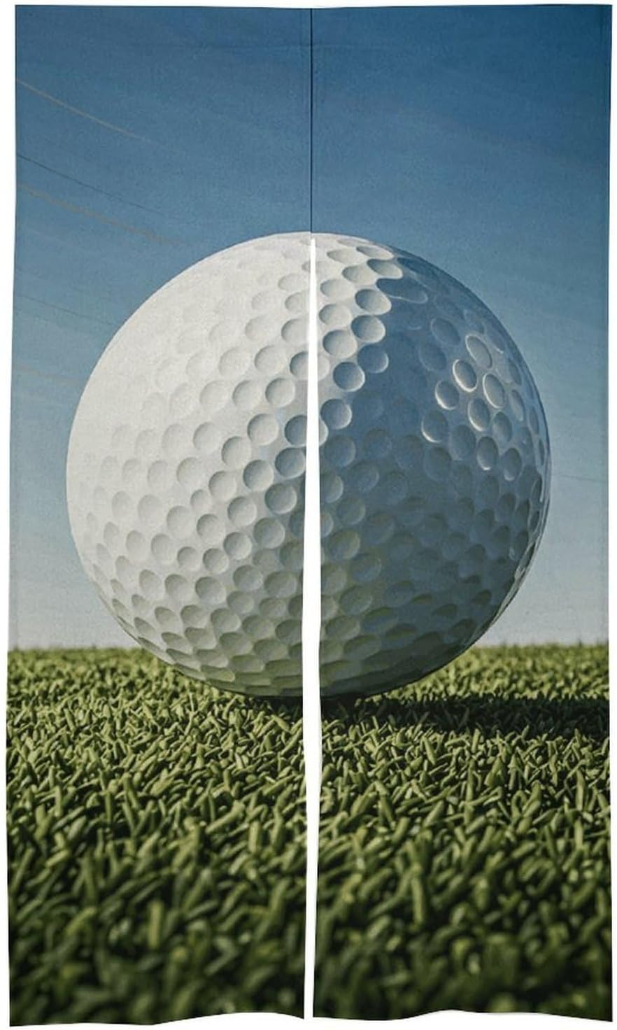 Golf Ball Door Cover Curtain 57x17 Inches