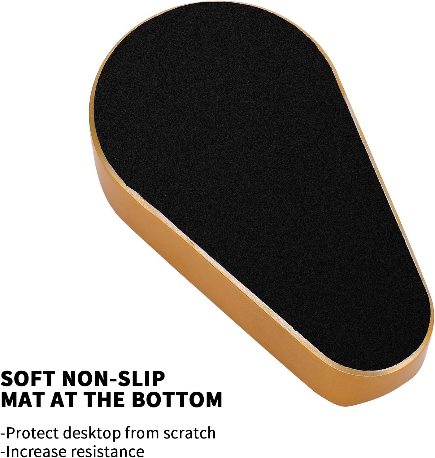 Cigar Travel Ashtray in Gold Metal