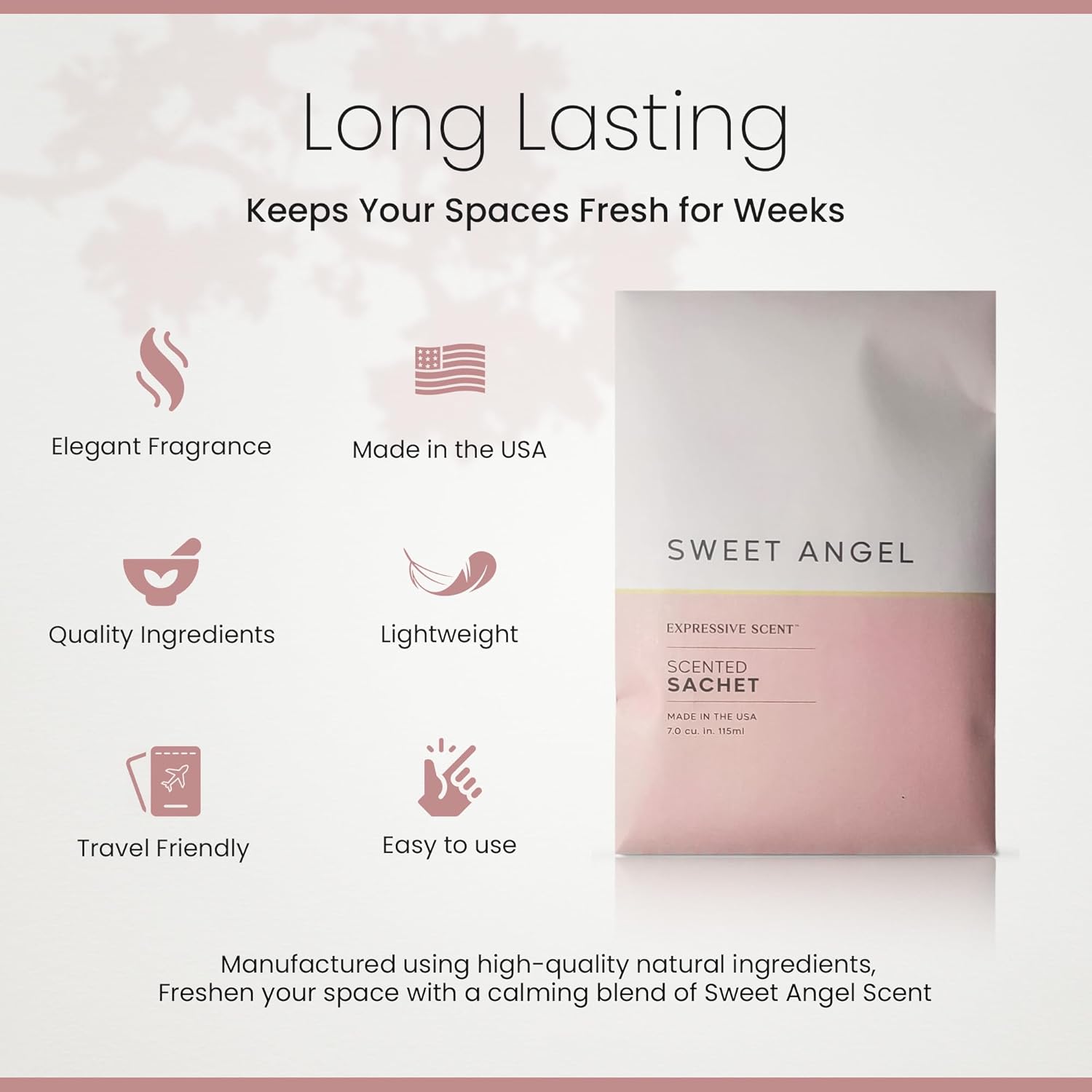 6 Pack Sweet Angel Home Fragrance Sachets