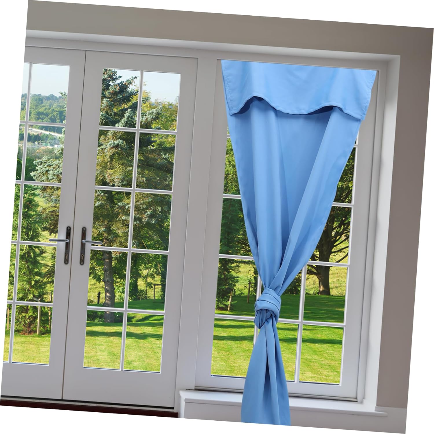 Luxshiny Blackout Door Curtain for Kitchen Bedroom Bathroom