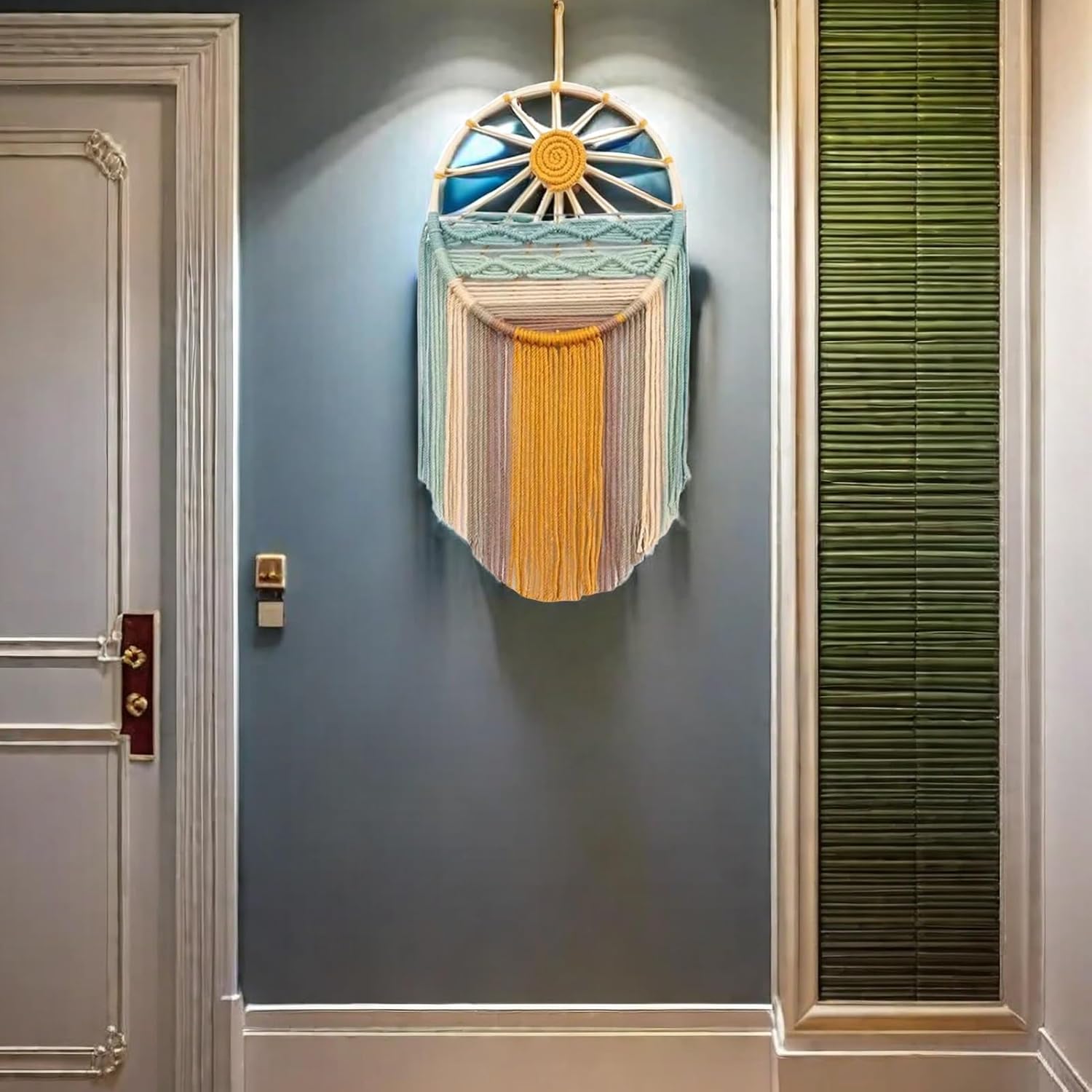 Macrame Curtains Cotton Door Curtains for Privacy and Style