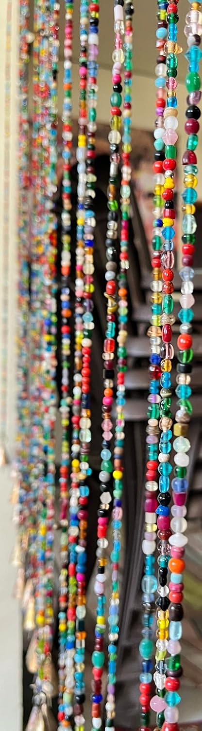 Mango Gifts Set of 10 Bohemian Beaded Curtains 72-Inch
