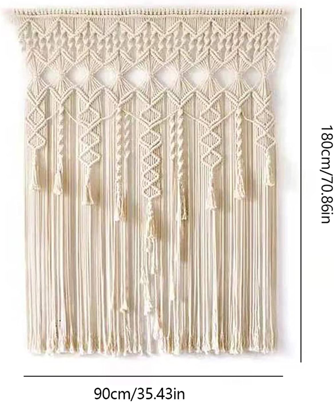 CHALIGHT Large Macrame Boho Chic Wall Hanging Tapestry