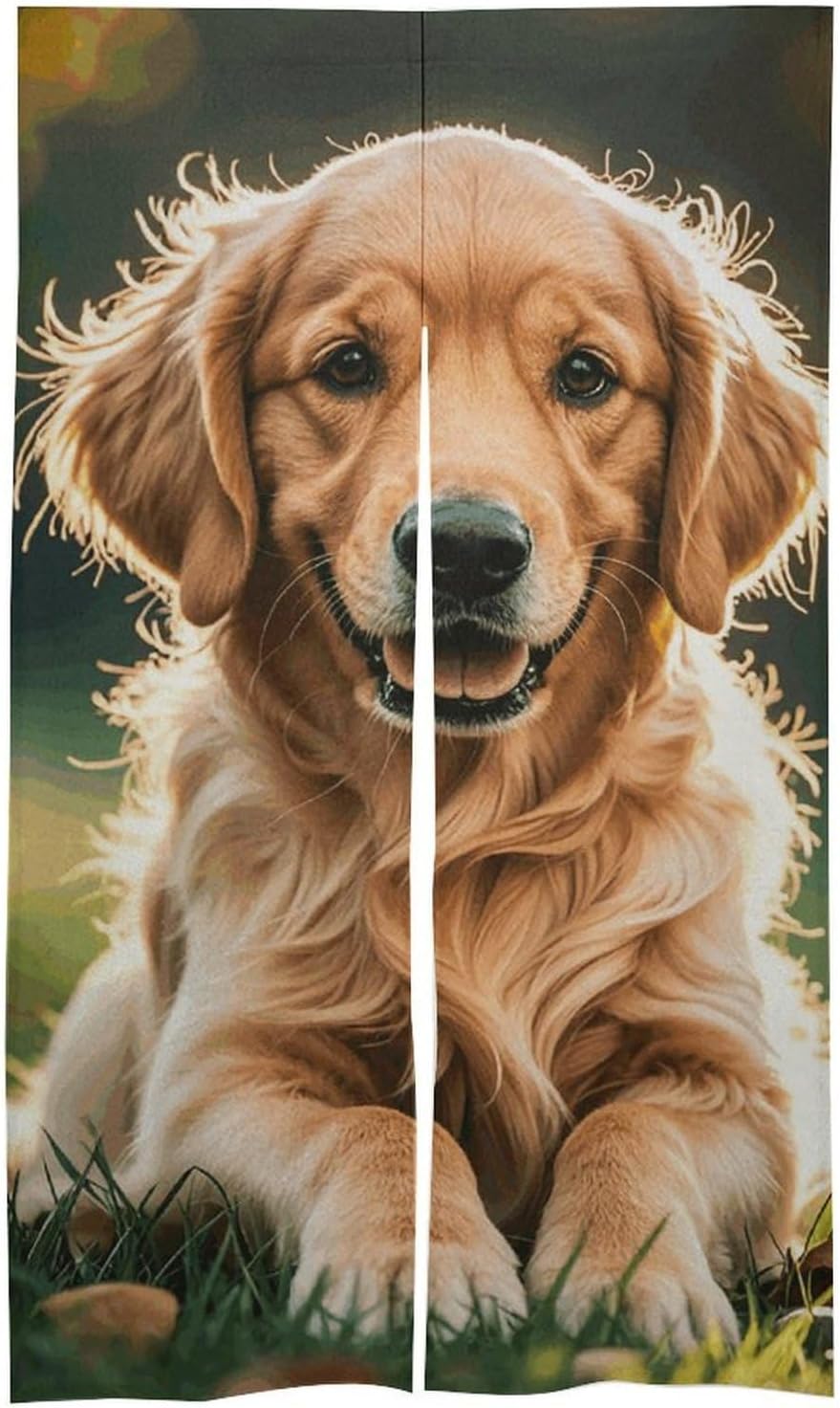 Golden Retrievers Door Cover Curtain 57x17 Inches