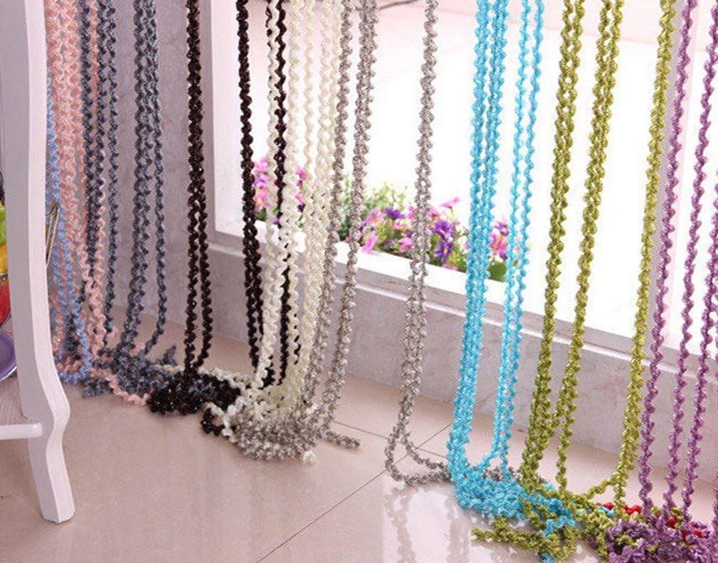 Glitter Thread S Form Curtain Panel 3m x 3m Door Divider