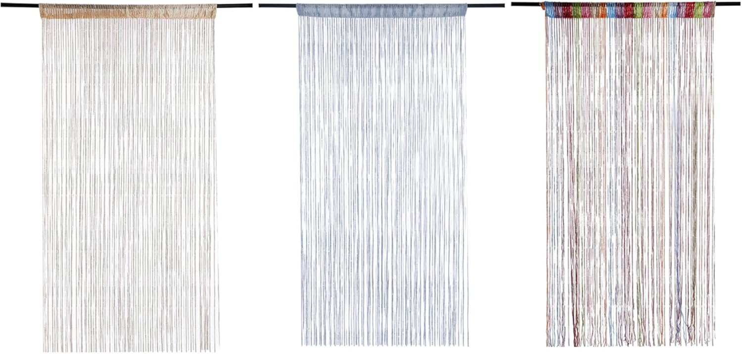 Bead String Curtain with Tassels for Doors and Windows