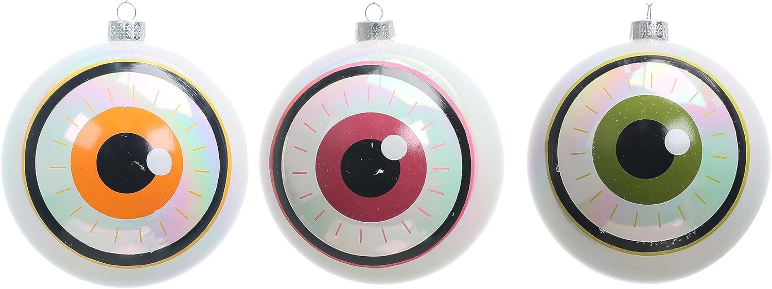 Ashland Halloween Plastic Ball Ornaments 3PC Set