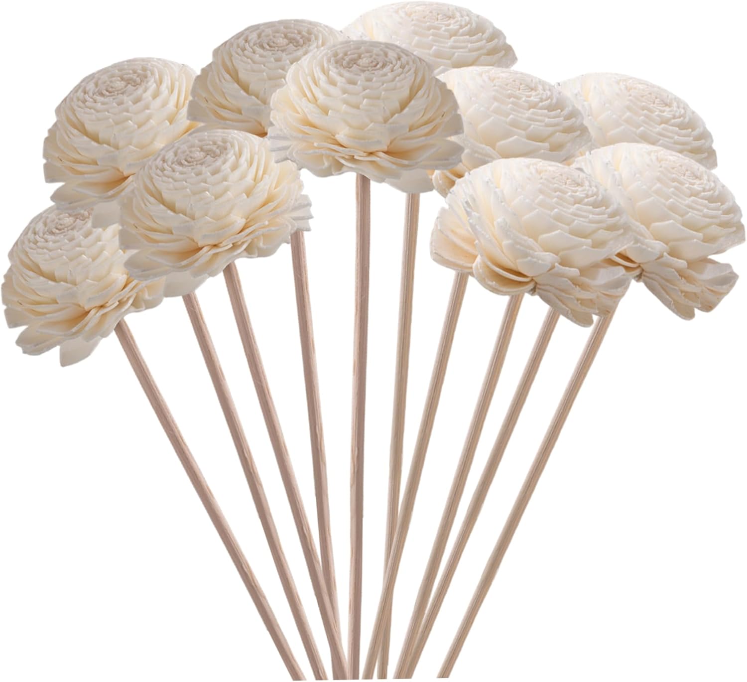 10PCS Chrysanthemum Diffuser Sticks for Home Office and Bathroom