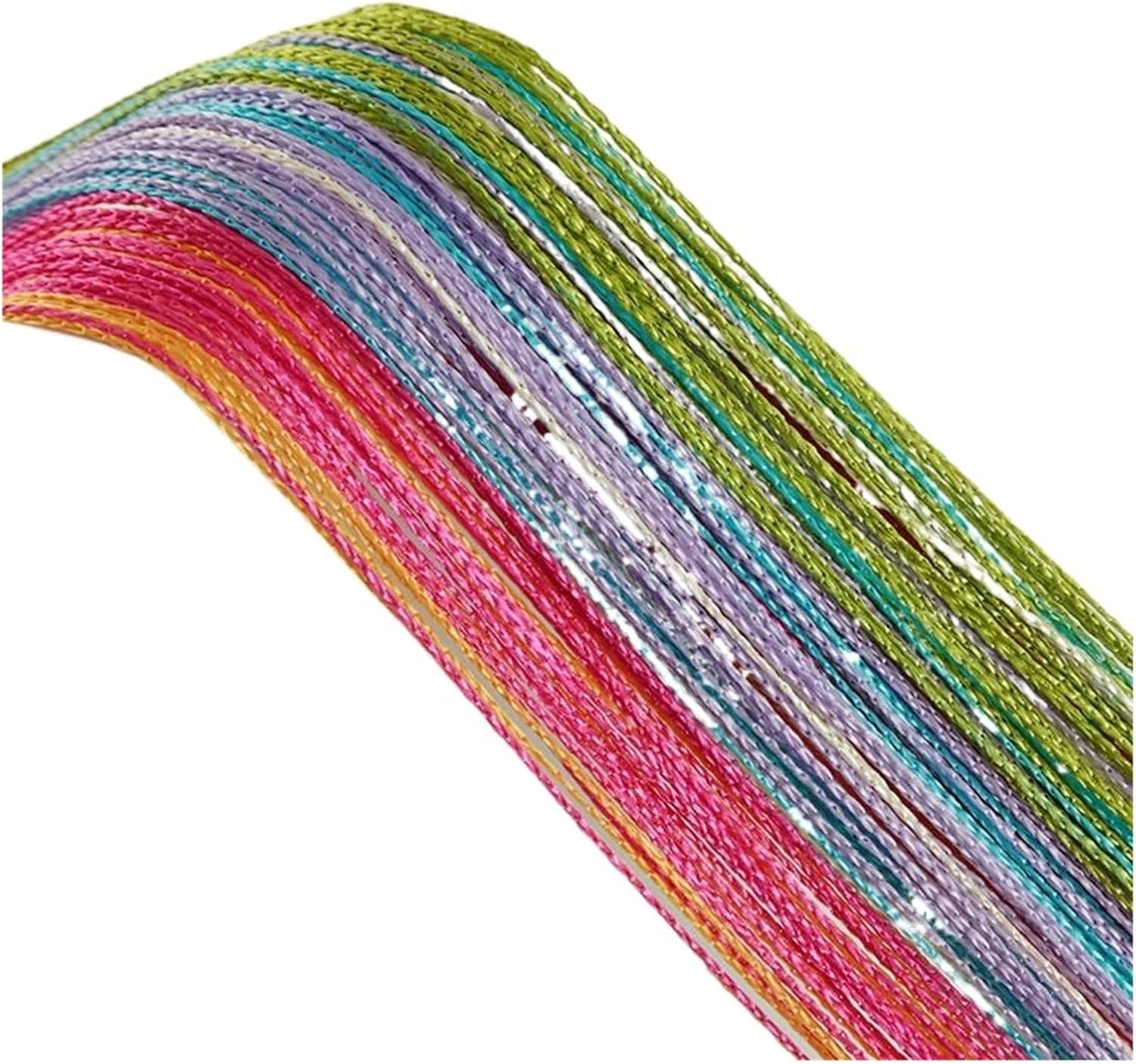 Mixed Color Thread Curtains 100x200cm Panels