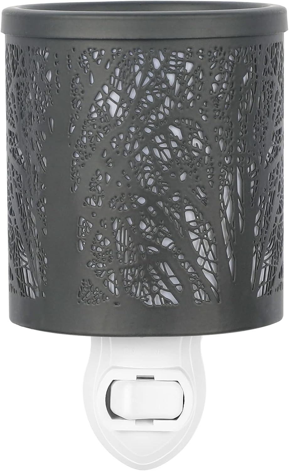 Inrorans Wall Plug-in Wax Warmer with Black Forest Tree Pattern