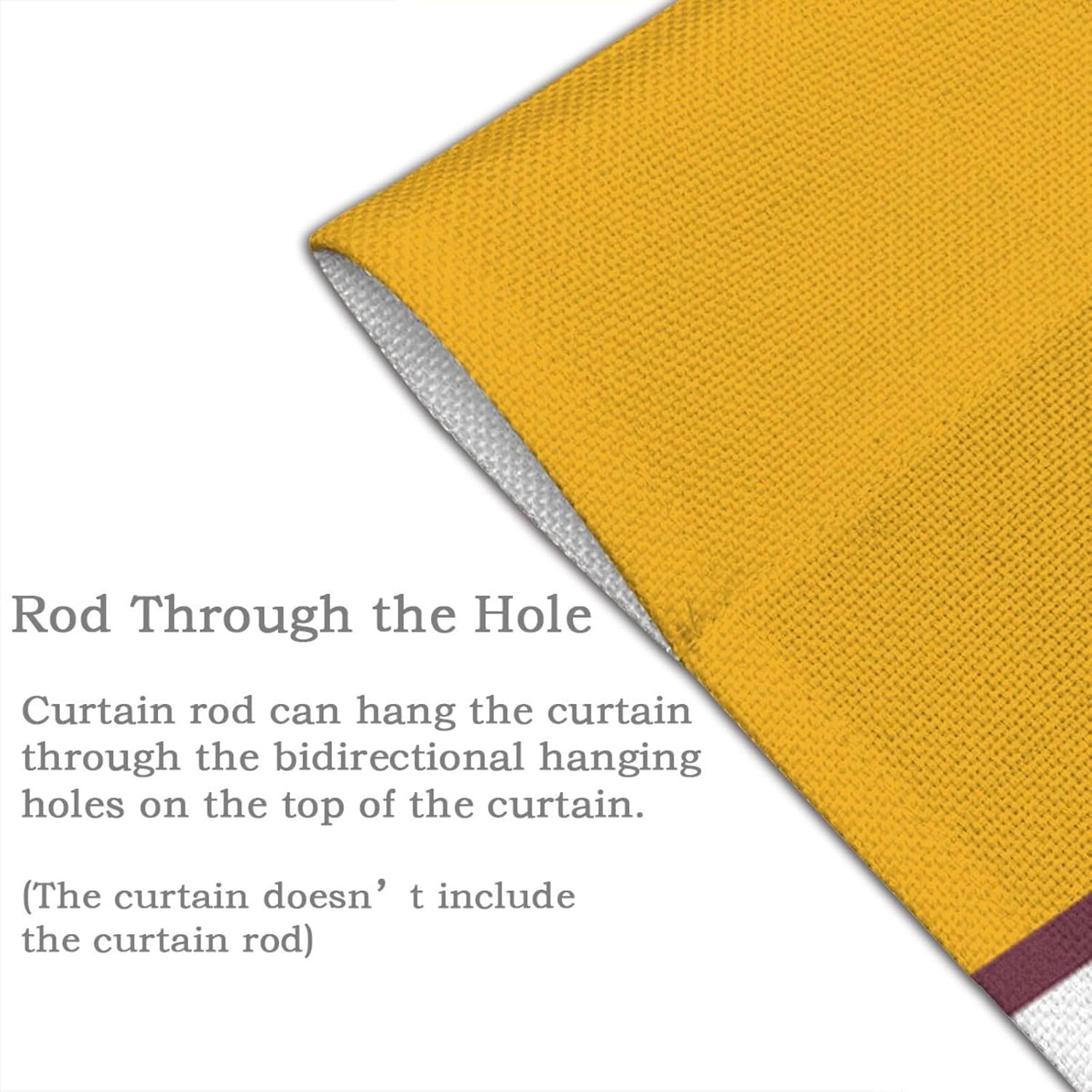 Custom Door Curtain with Name and Number