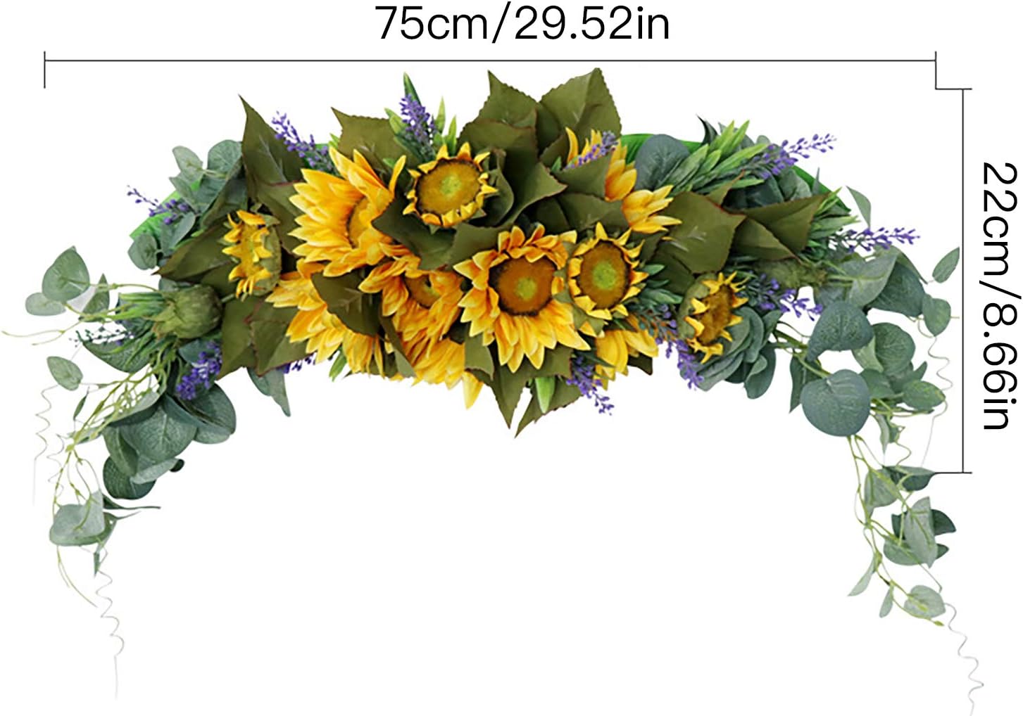 30 Inch Artificial Floral Swag Wreath Garland