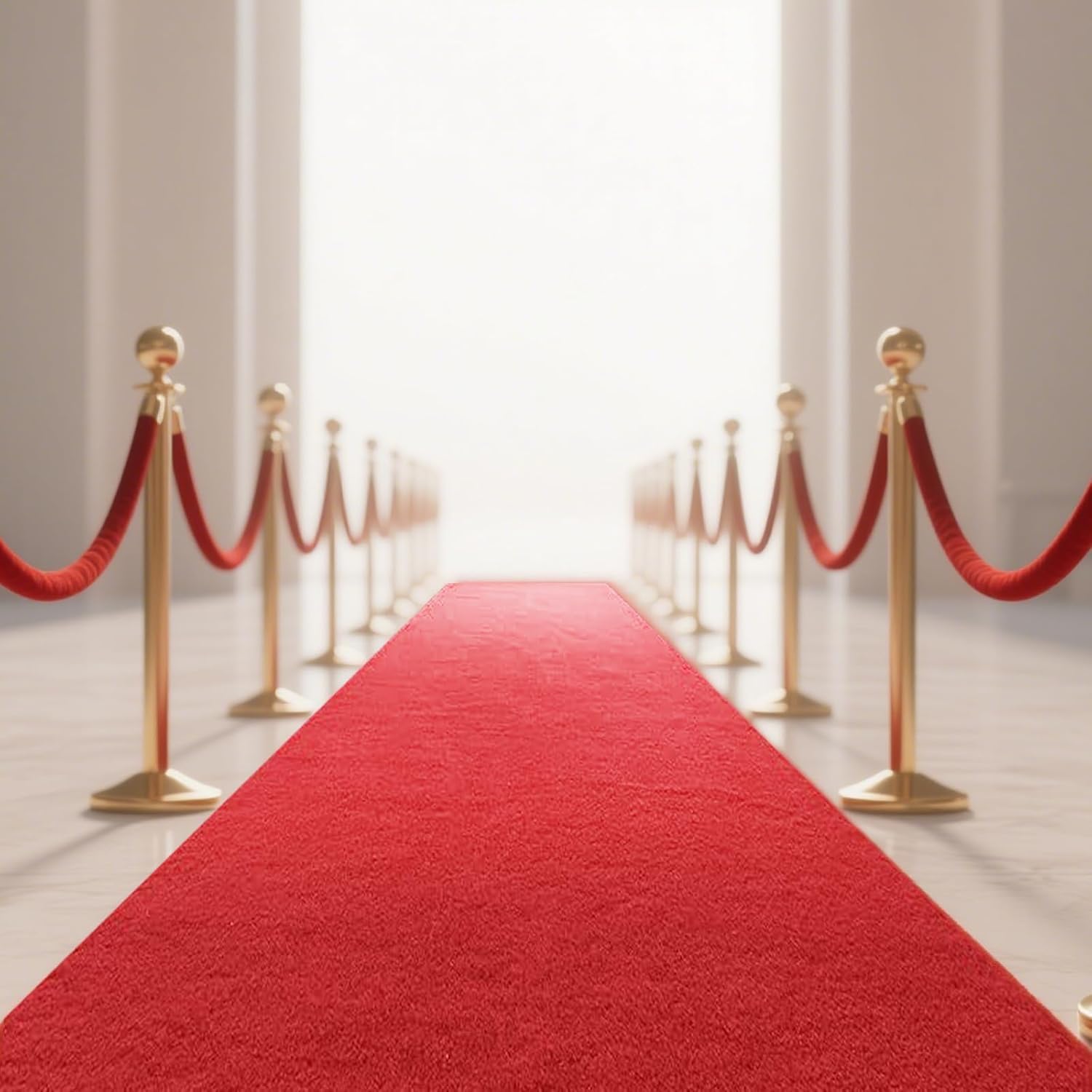 Extra Thick Red Carpet Runner 3x10ft Non-Slip Rubber Backed