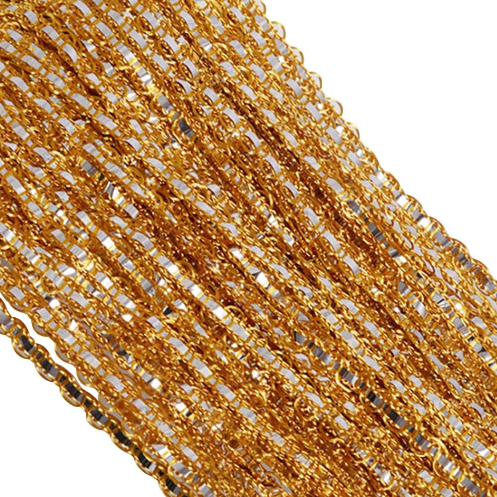 Gold Glitter String Curtain for Home Decor