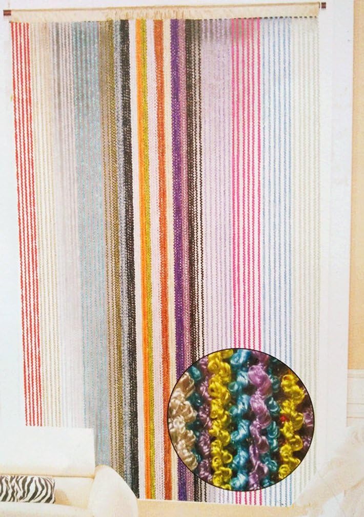Glitter Thread S Form Curtain Panel 3m x 3m Door Divider