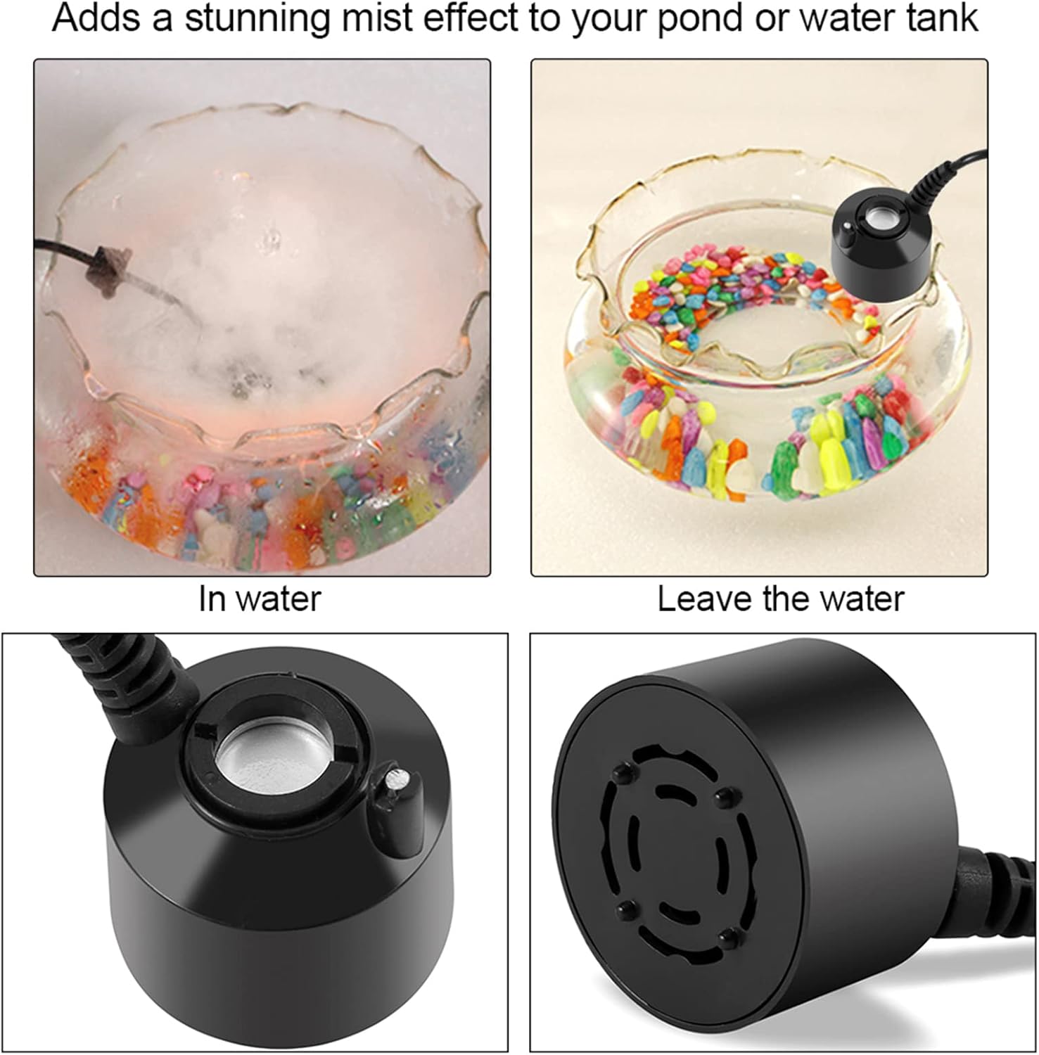 PerGar Mist Maker Fogger for Indoor Fountain Pond