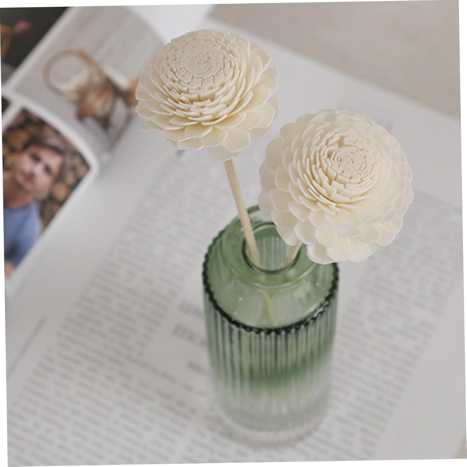 10PCS Chrysanthemum Diffuser Sticks for Home Office and Bathroom