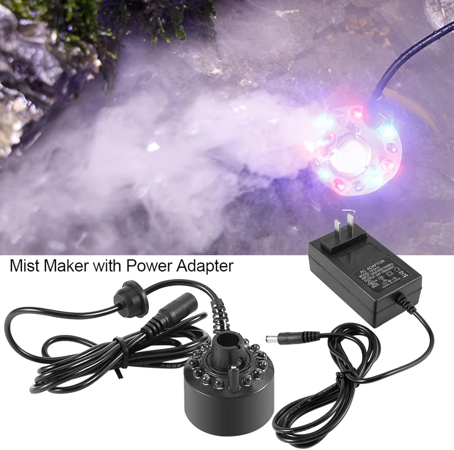 PerGar Mist Maker with 12 LED Lights