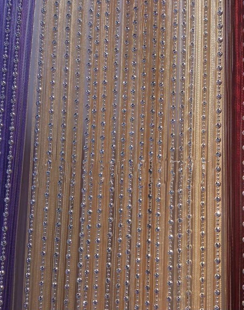 Yellow 29m x 29m Door String Curtain Panel with Tassel