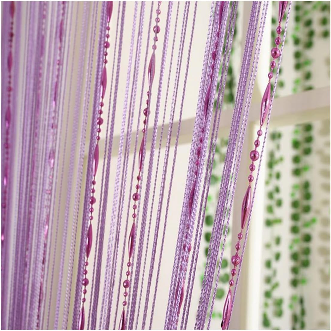 Beaded String Curtains for Door and Window Decor