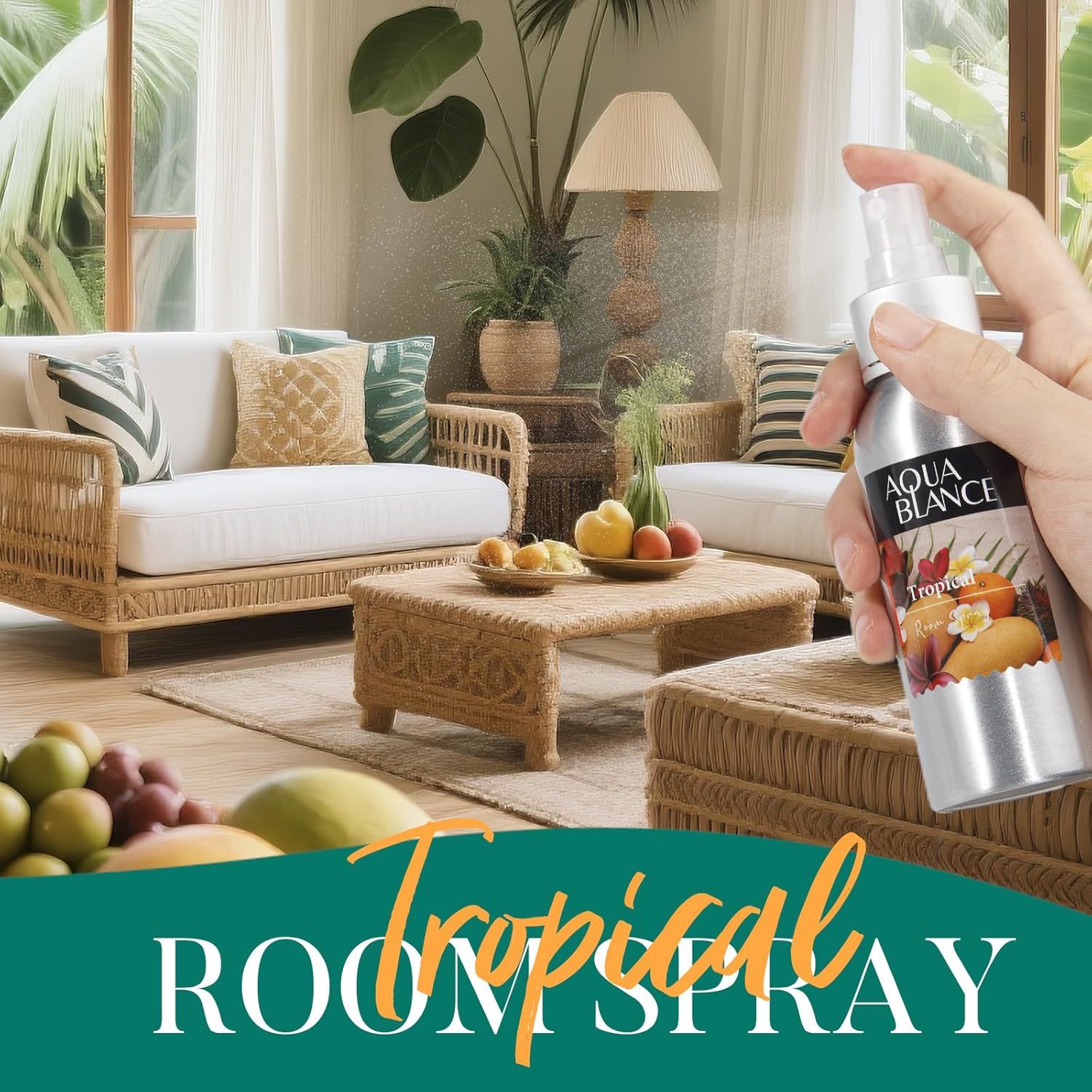 Aqua Blance Fragrant Room Spray Tropical 3-Pack