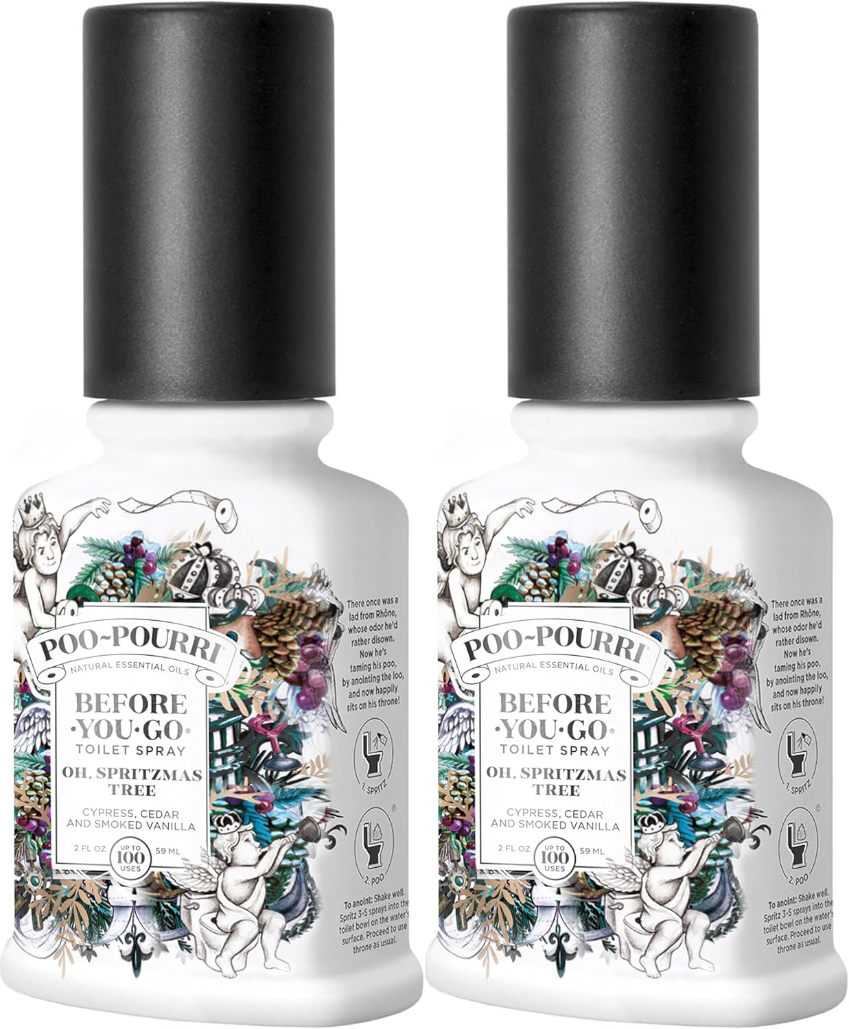 Poo-Pourri Before You Go Toilet Spray 2 oz 2 Pack