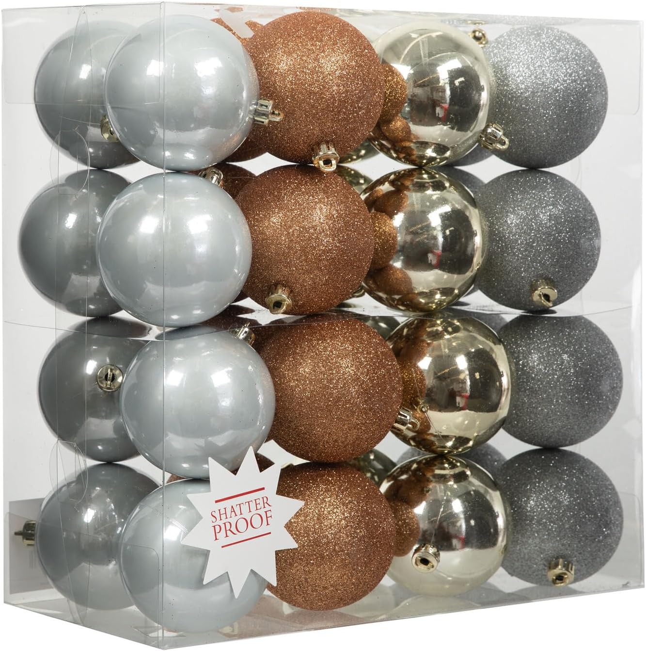 Hobby Lobby Metallic Shiny Glitter Ball Ornaments