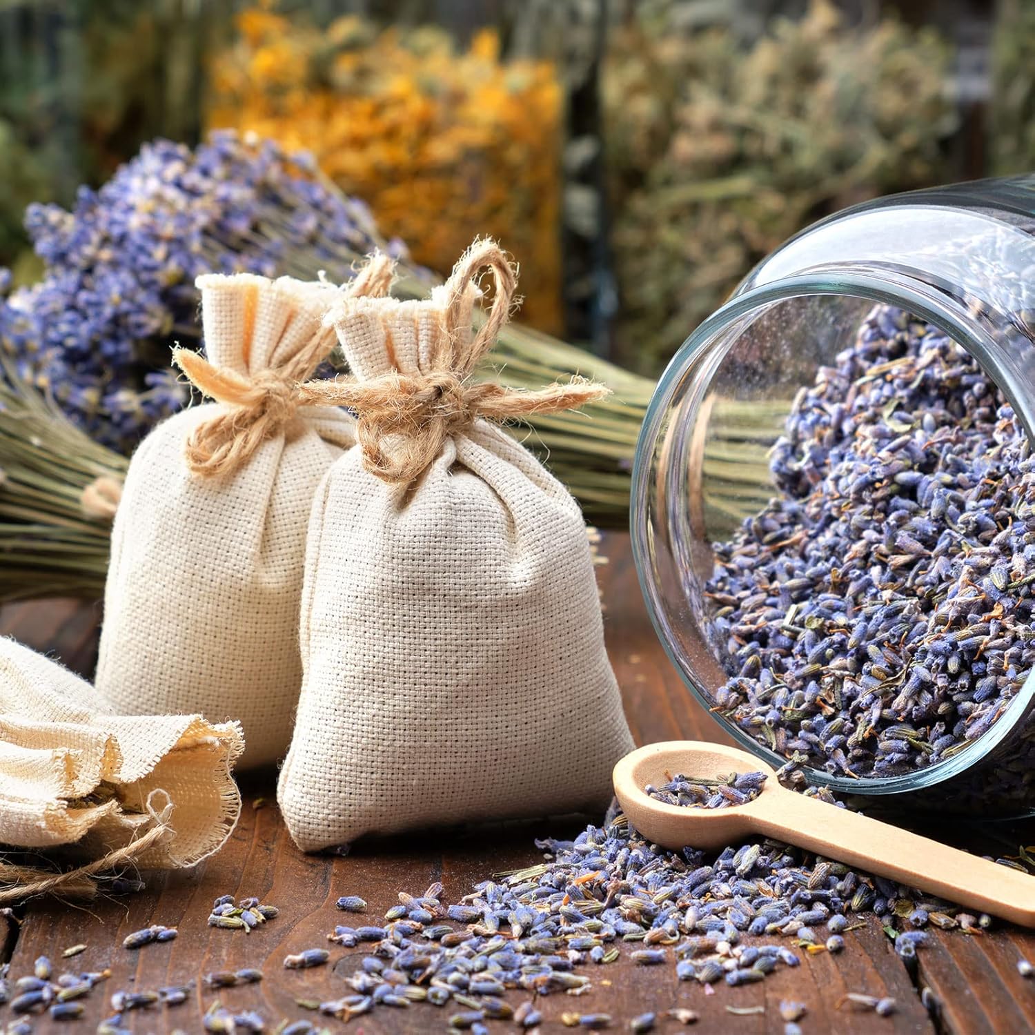 Treela 3 Pound Dried Lavender for Crafts and Home Fragrance