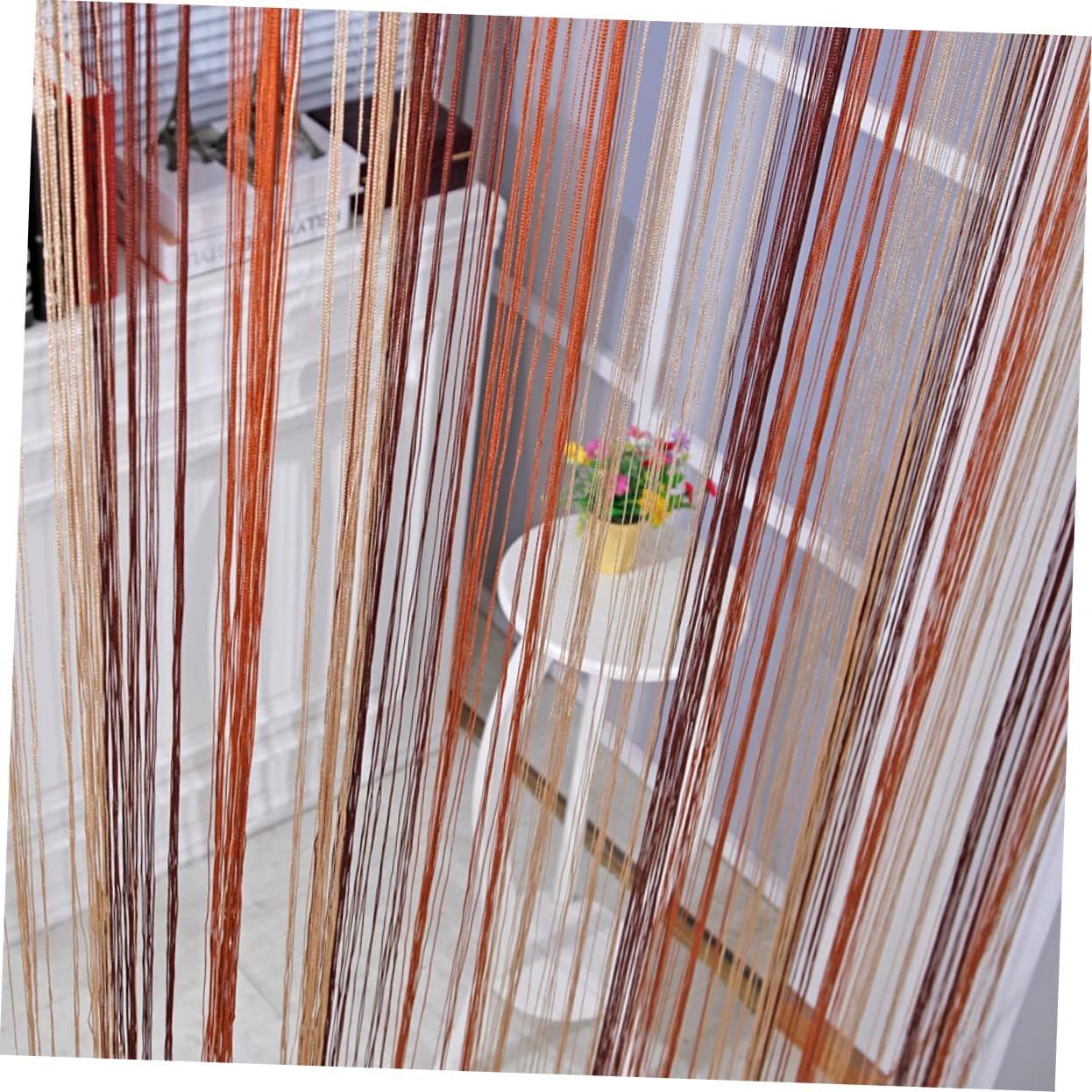 Cabilock Boho Thread Curtains for Bedroom and Living Room