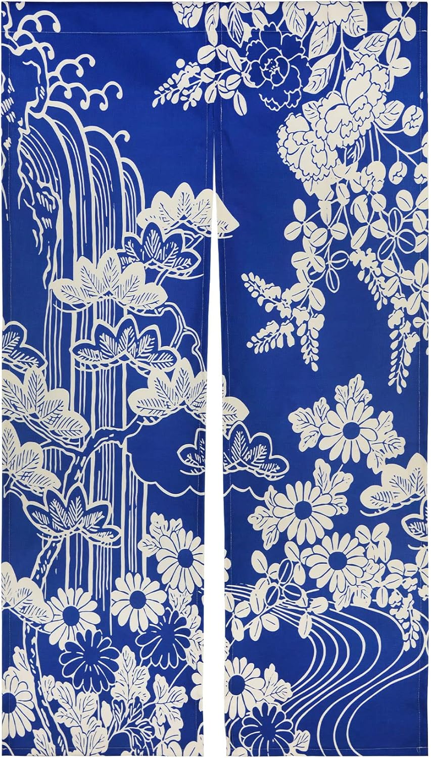 LIGICKY Japanese Style Noren Door Curtain Thick Long