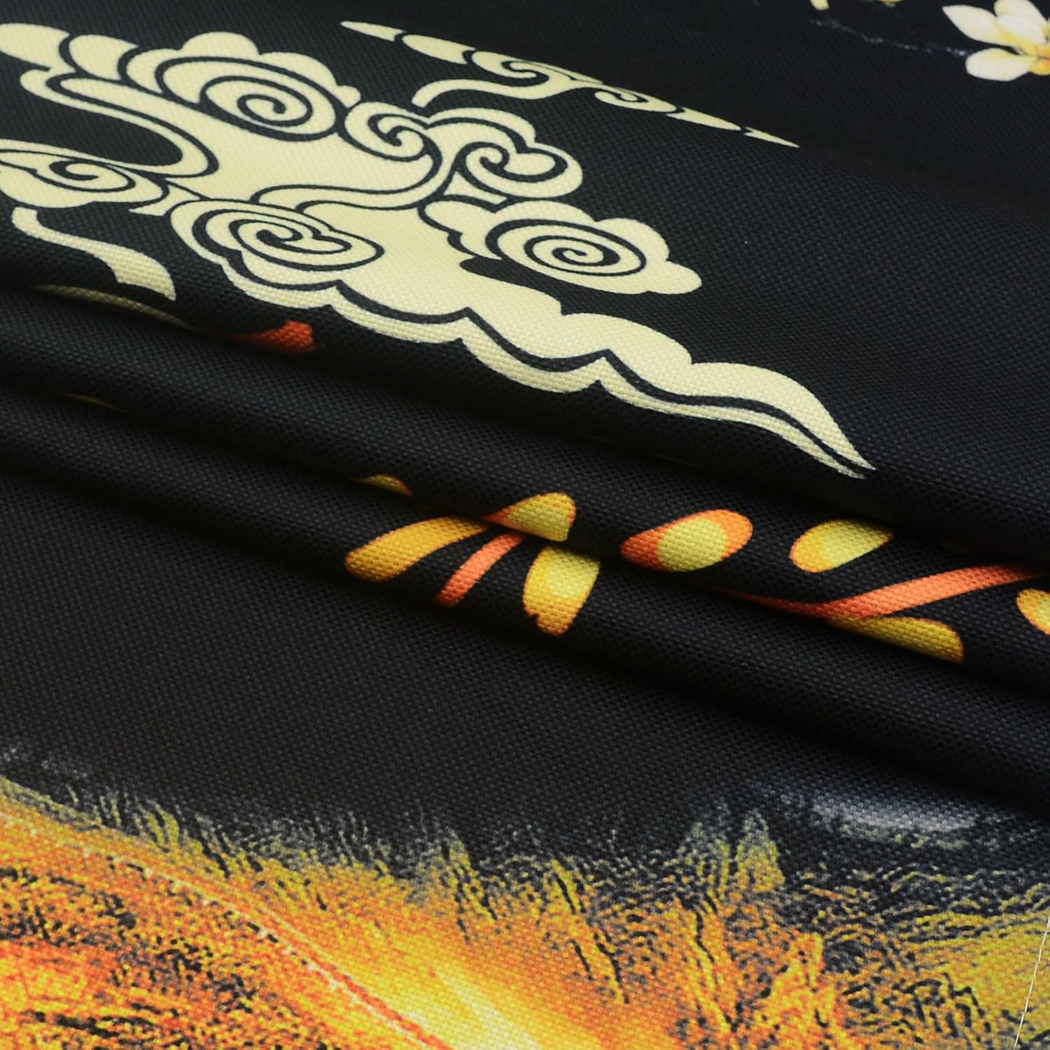 LIGICKY Chinese Style Noren Door Curtain Double Sided