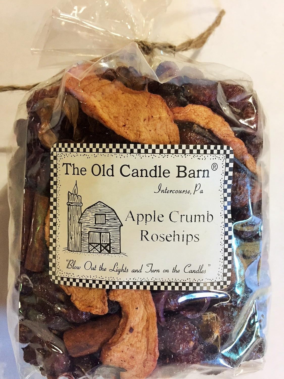 Old Candle Barn Apple Crumb Rosehips Potpourri 4 Cup Bag
