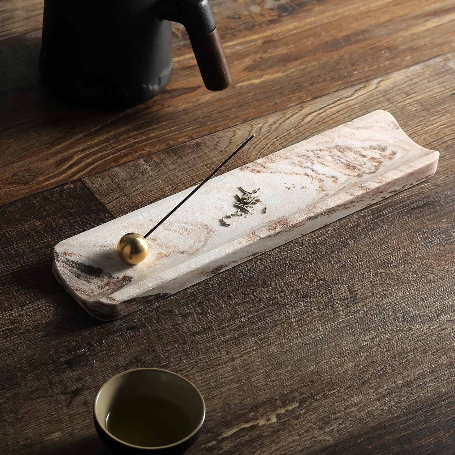 Koville Italian Marble Incense Holder for Sticks