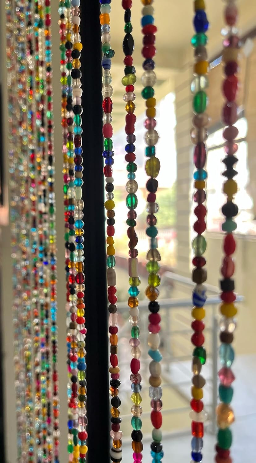 Mango Gifts Set of 10 Bohemian Beaded Curtains 72-Inch