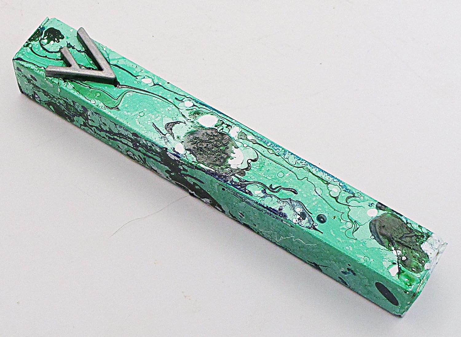 Marbled Mezuzah Case A006