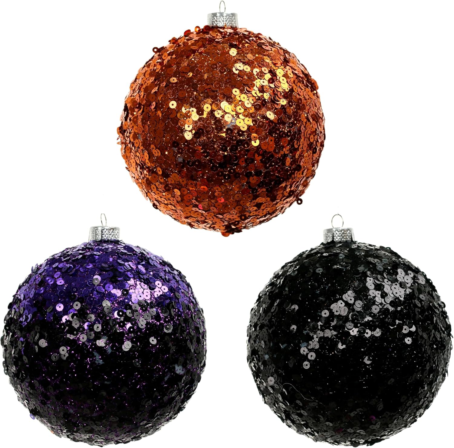 Ashland 475 Inch Sequin Ball Halloween Ornament Set