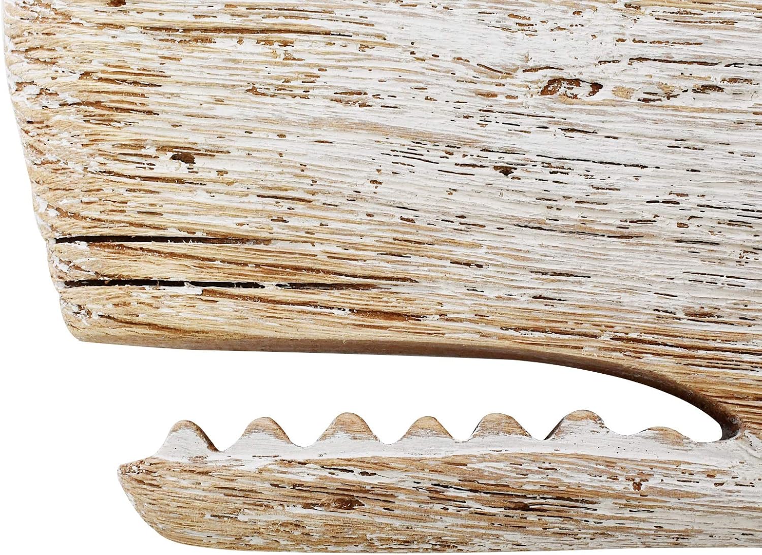 K KILIPES Wooden Whale Wall Hanging Nautical Decor
