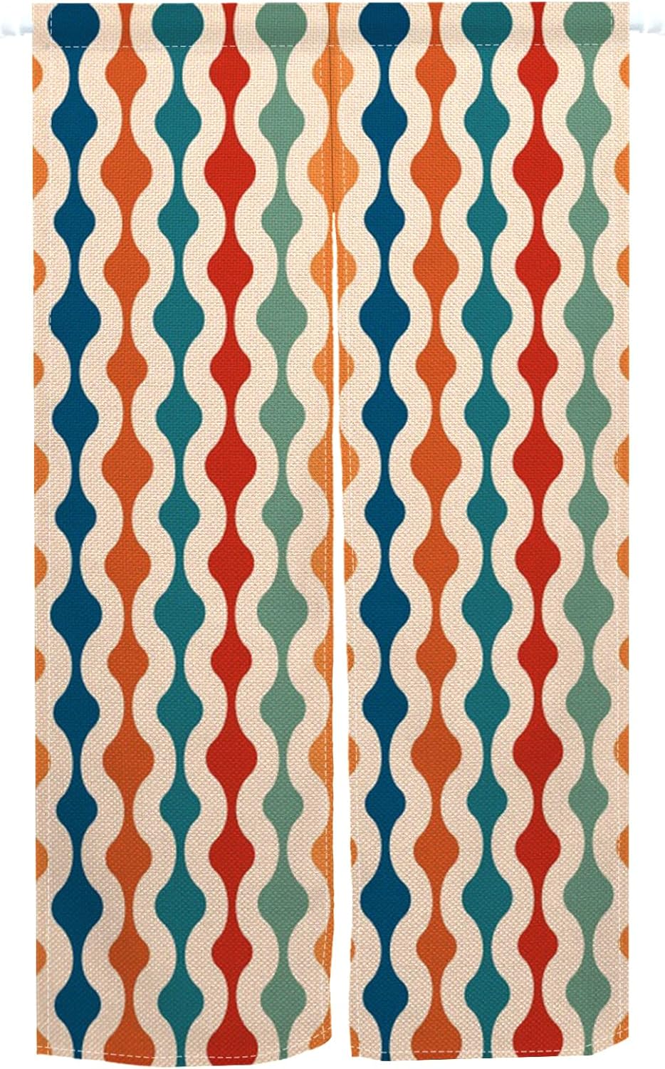 Boho Colorful Stripes Doorway Curtain 335x473 In