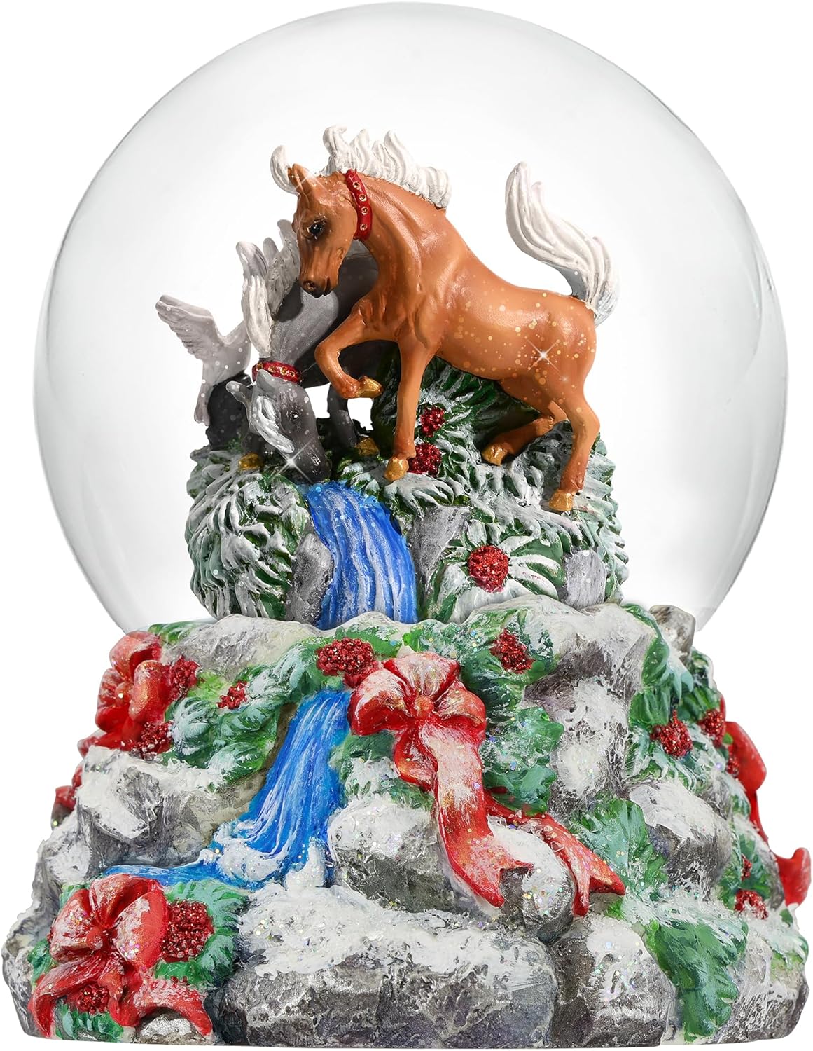 Breyer Horses 2024 Holiday Collection Musical Snow Globe