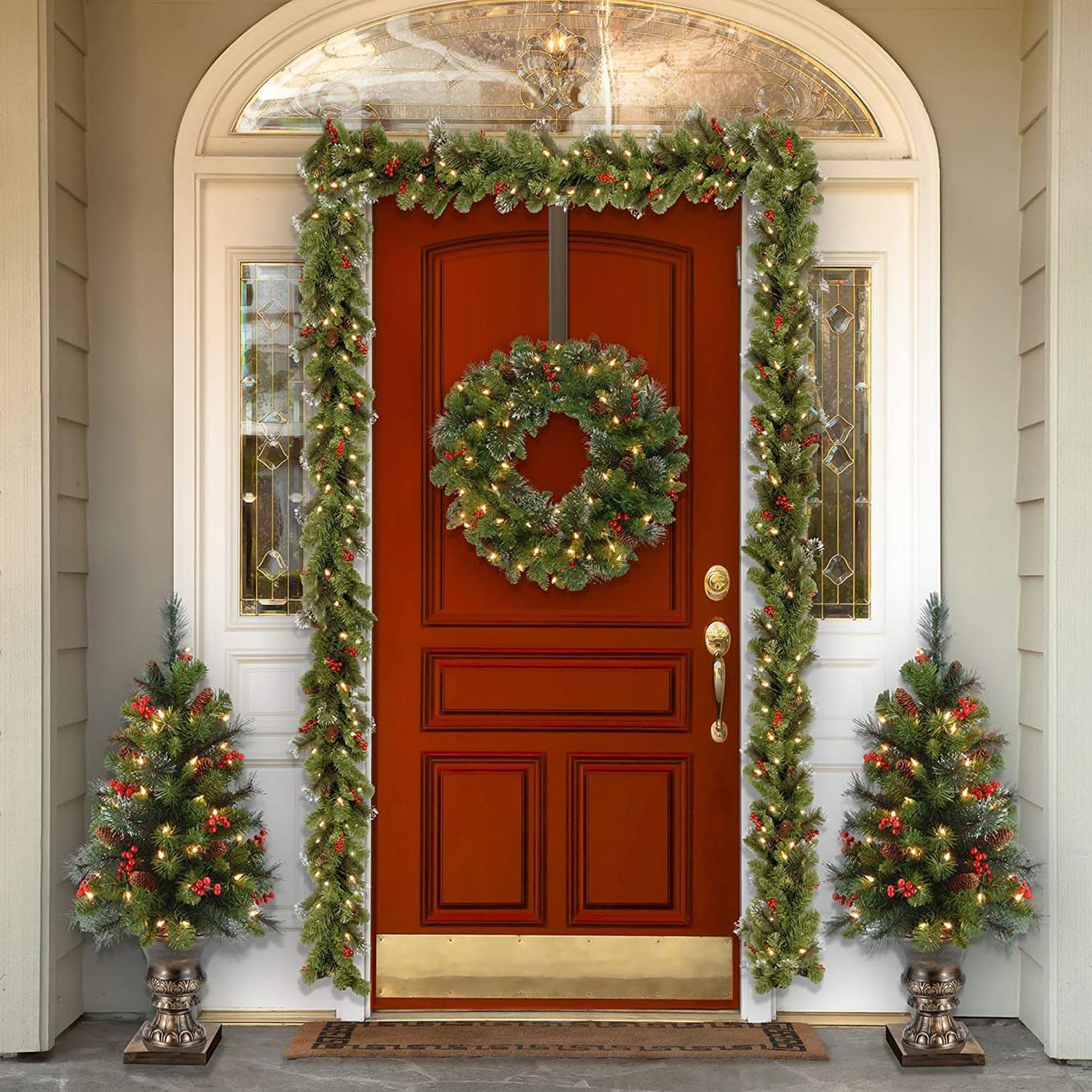 Adjustable Wreath Hanger 149-25 Inch Metal Door Hanger