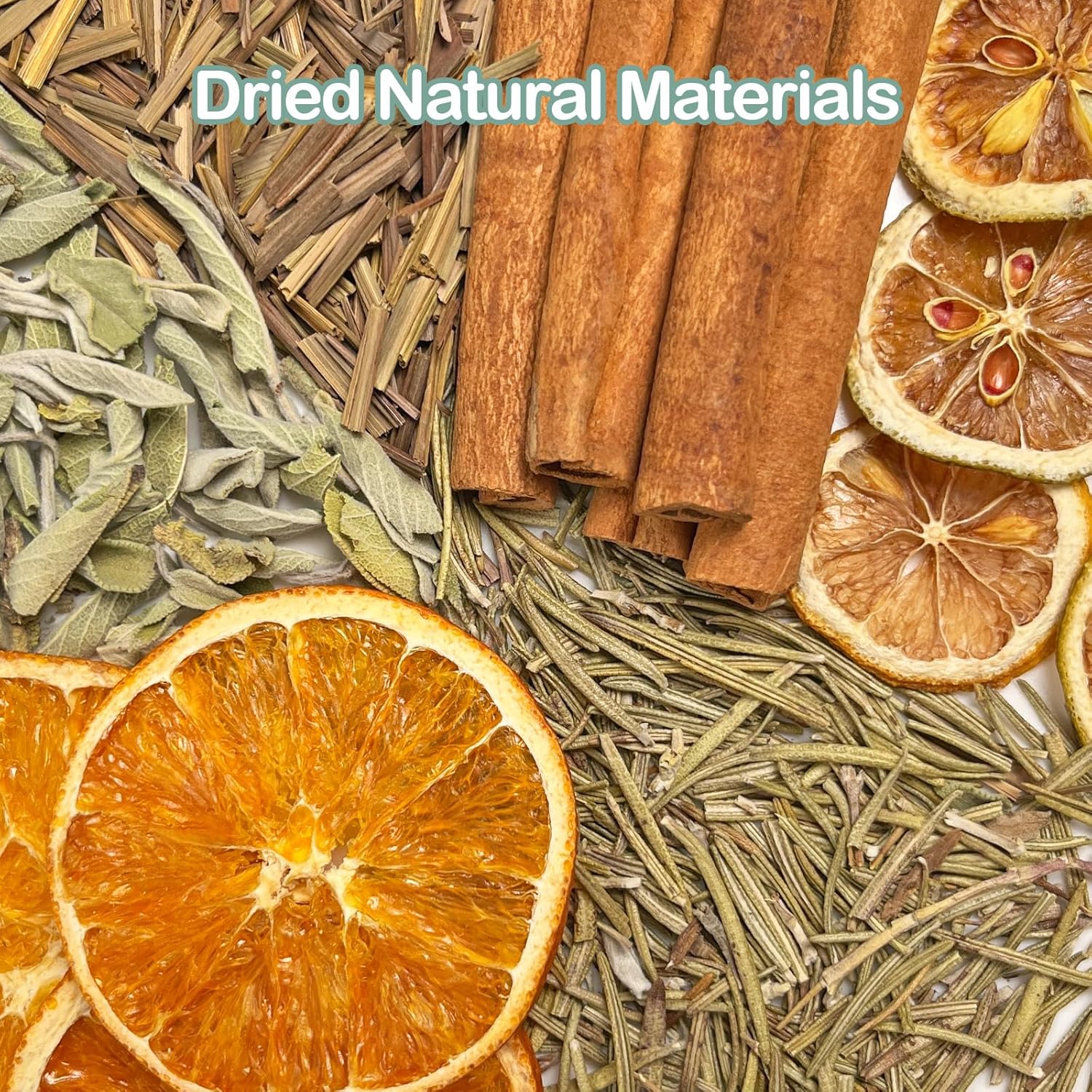 Spa Day Stovetop Potpourri with Cinnamon Lemongrass Orange Lemon Rosemary Sage