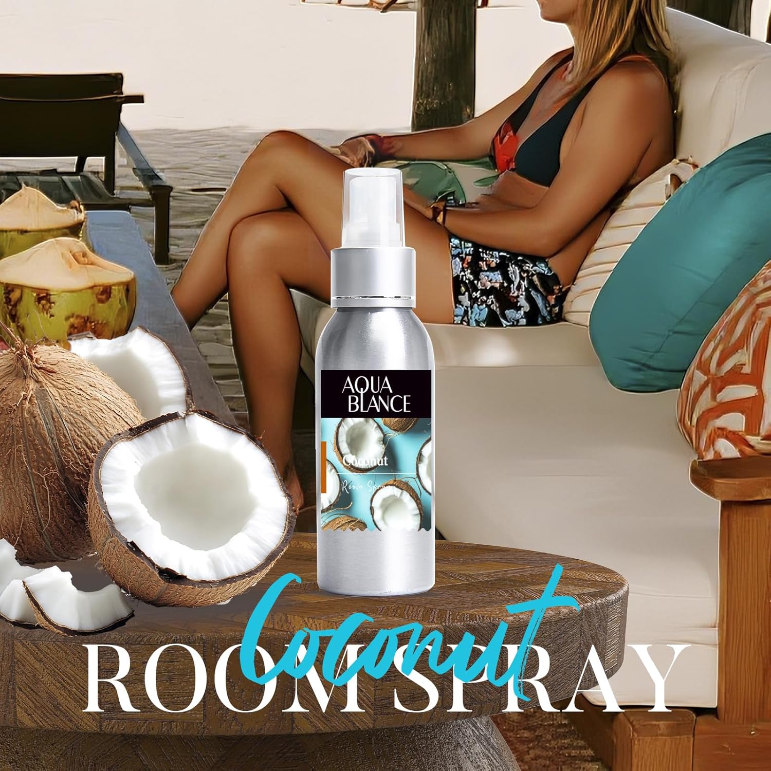 Aqua Blance Fragrant Room Spray Tropical 3-Pack