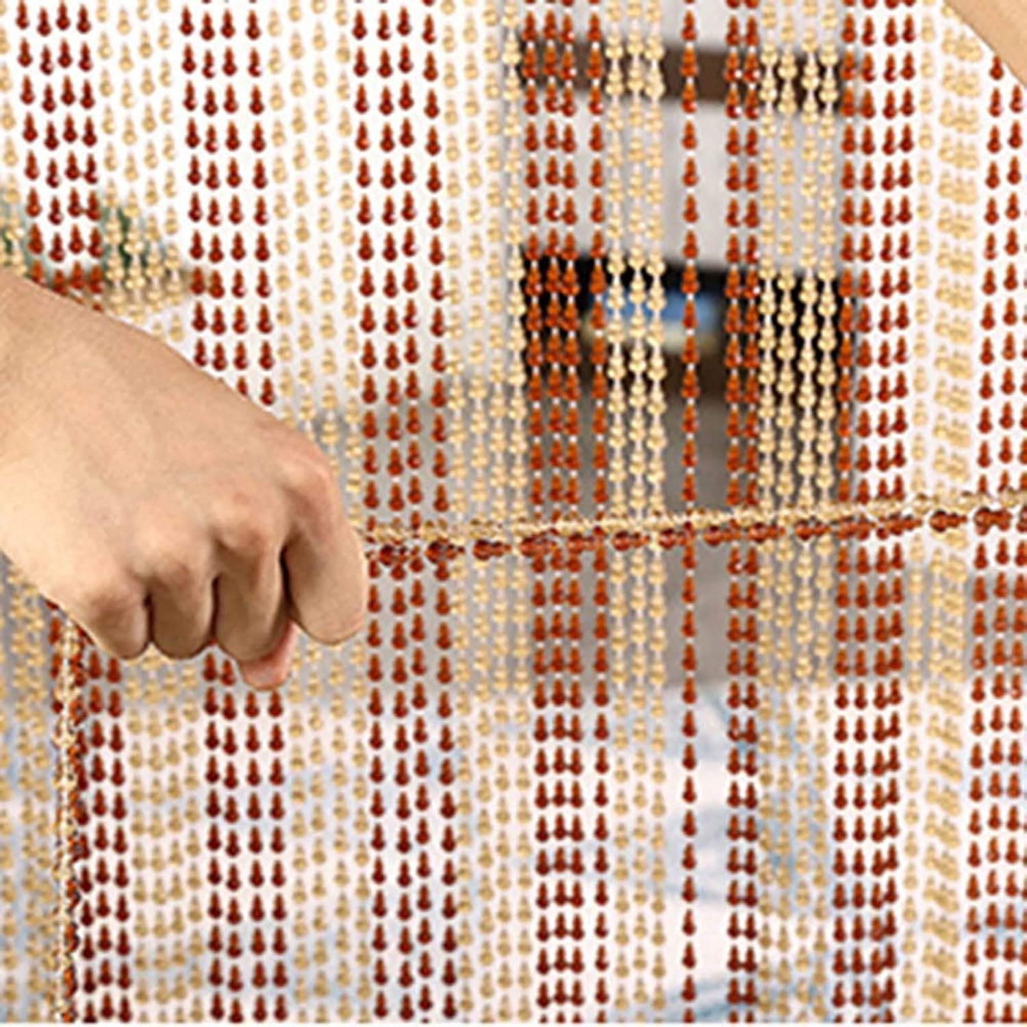 Zarbailre Sparkle Bead Curtains 31x71 Inch