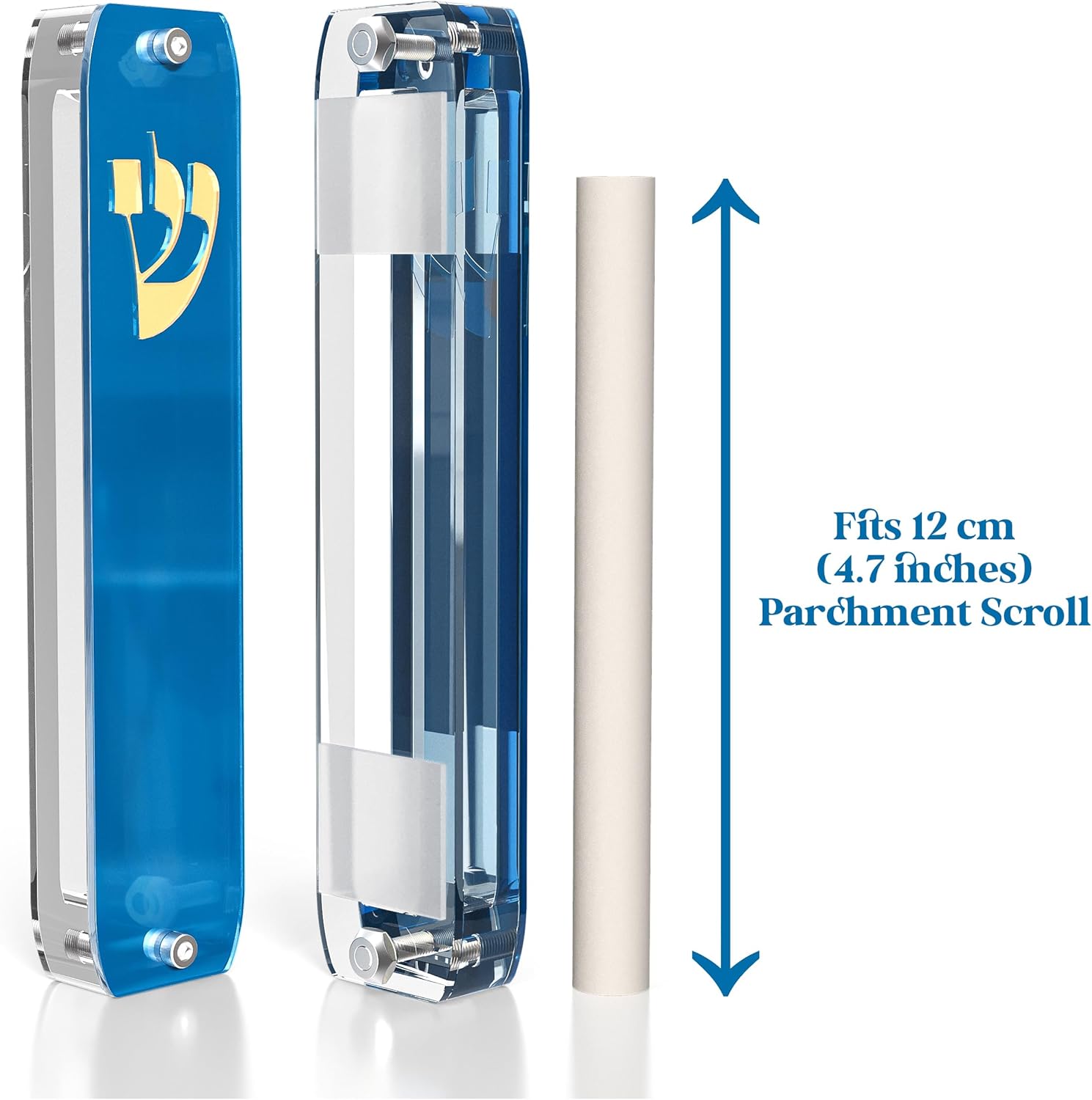 TYLDUM Clear Mezuzah Case for Door