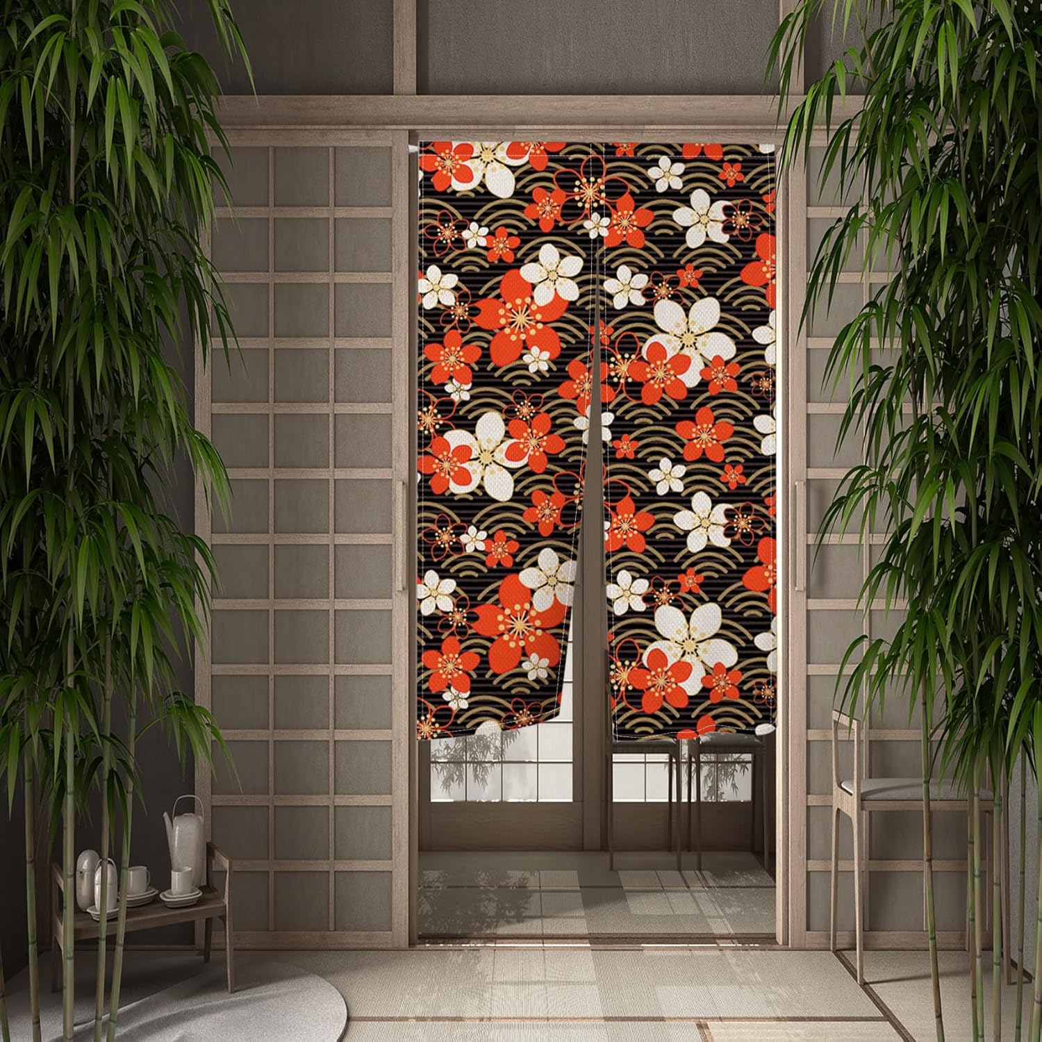 Japanese Noren Door Curtain for Home Decor