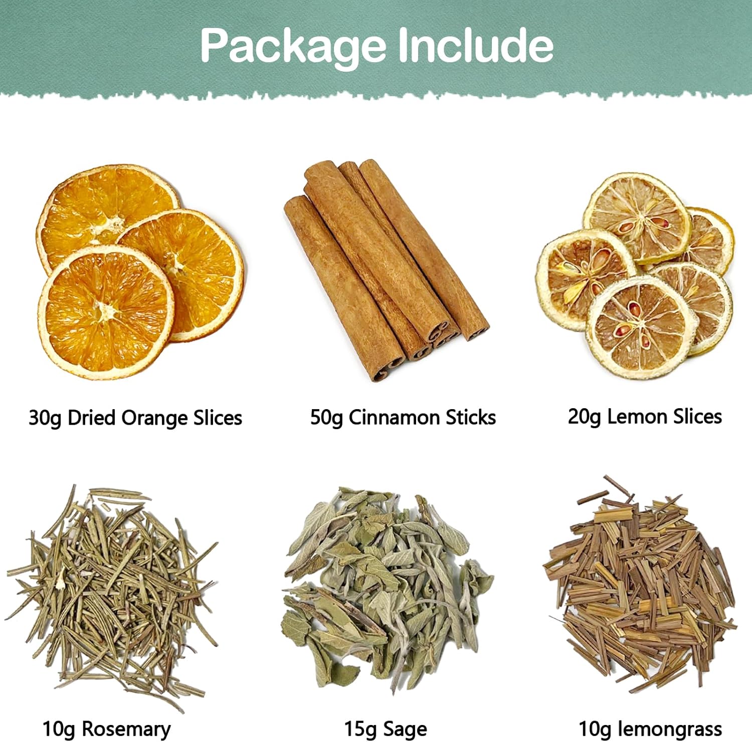 Spa Day Stovetop Potpourri with Cinnamon Lemongrass Orange Lemon Rosemary Sage