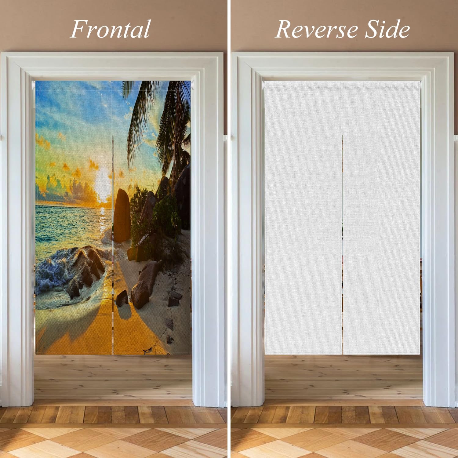 Leowefowa Japanese Noren Door Curtain 335x472 Inches