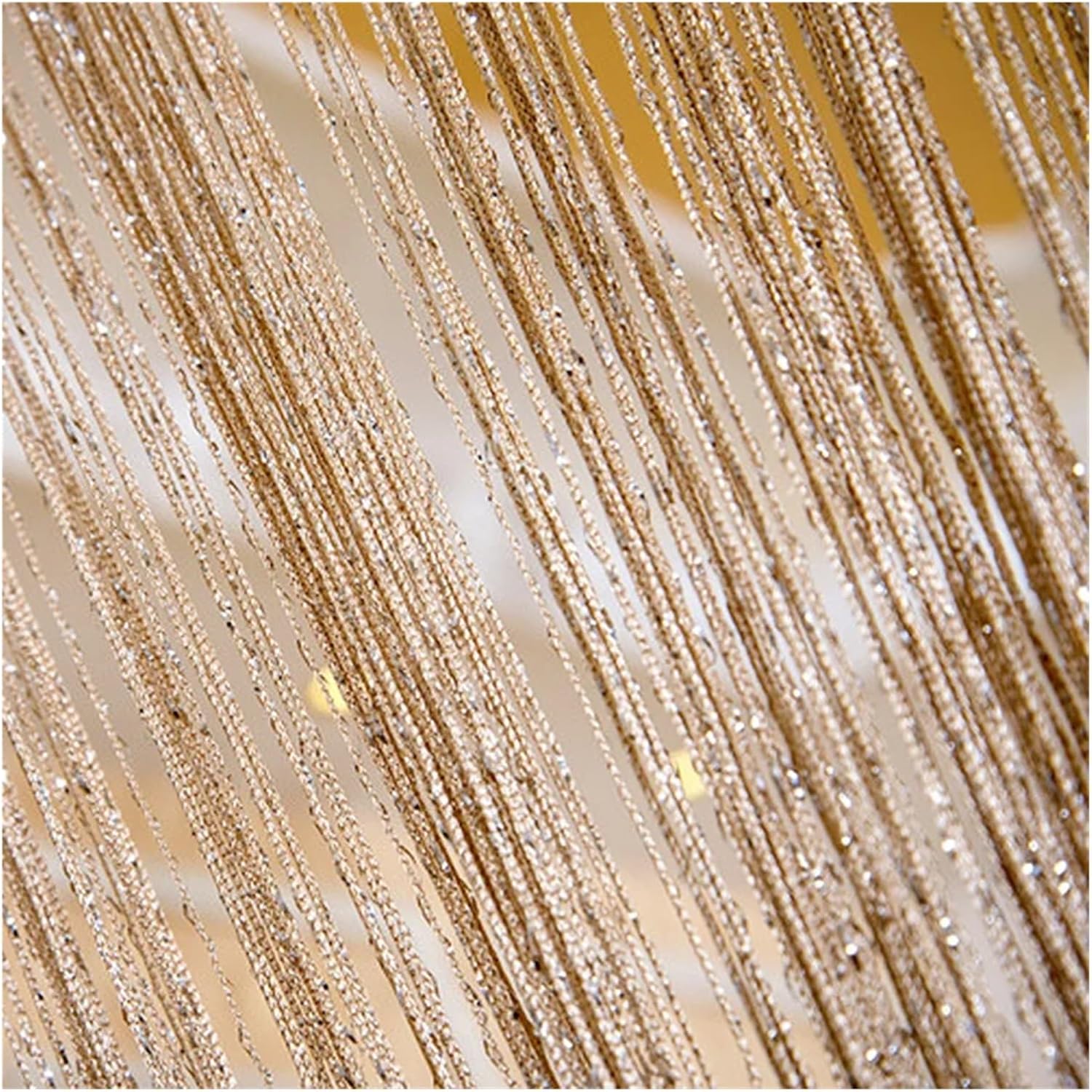 Shiny Tassel String Curtains 100x200cm Room Divider